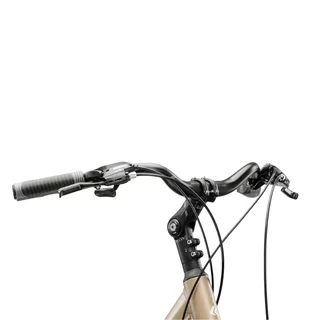 Damen-Trekkingrad Kross Trans 3.0 28" - Modell 2025 - hnědá / stříbrná / matný