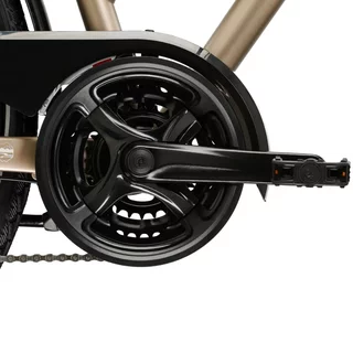 Damen-Trekkingrad Kross Trans 3.0 28" - Modell 2025 - hnědá / stříbrná / matný