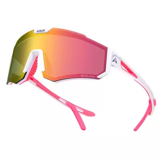 Altalist Kizuna JR Junior-Sonnenbrille - bílo-růžová s růžovými skly