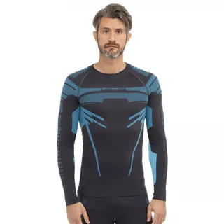 Brubeck Dry Langarm-Funktionsshirt für Männer - Black /  / Graphite