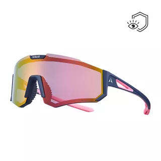 Altalist Kizuna Polarisierte Sonnenbrille - modro-růžová s růžovými skly