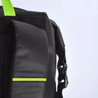 Wasserdichter Oxford Aqua EVO-Rucksack 12l - schwarz/gelb fluo