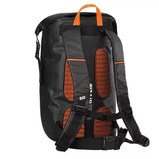 Wasserdichter Oxford Aqua EVO-Rucksack 22l - schwarz/orange
