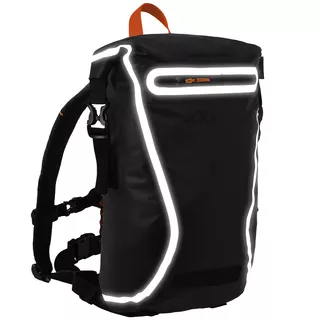 Wasserdichter Oxford Aqua EVO-Rucksack 22l - schwarz/orange