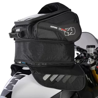 Tankrucksack für Motorrad Oxford M30R 30 l schwarz mit Magnetboden