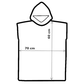 Aqua Speed Kinder Poncho 70x120 cm - Royal Blue