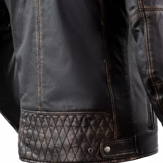 Rebelhorn Hunter Pro CE Motorrad Lederjacke - Vintage Black