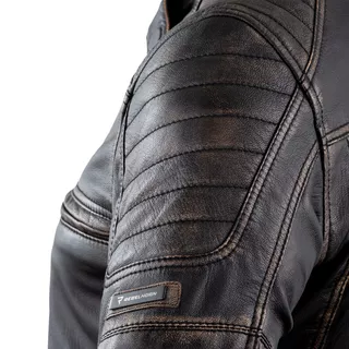 Rebelhorn Hunter Pro CE Motorrad Lederjacke - Vintage Black