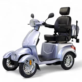 inSPORTline Antun Elektro-Quad mit Anhänger - grün - silber