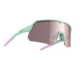 Sport-Sonnenbrille Tripoint Trerikesröset - Turquoise Smoke /w Pink Multi Cat.3