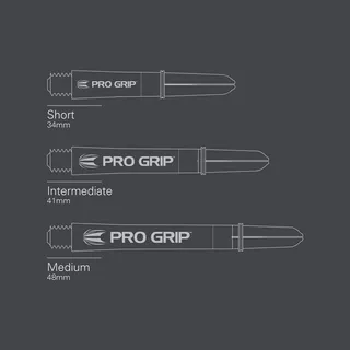 Násadky Target Pro Grip Spin Clear Intermediate 3x3ks