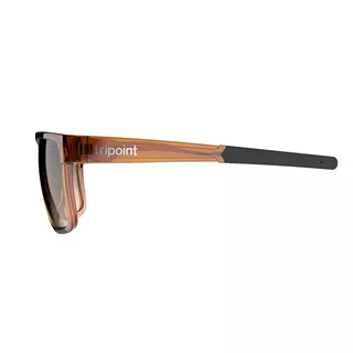 Sport-Sonnenbrille Tripoint Rajka - Shiny Transparent Brown Gradient Brown Cat.3