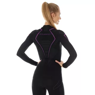 Frauen Brubeck Thermo Langarm T-Shirt - fuchsie