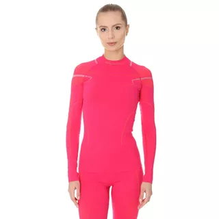 Frauen Brubeck Thermo Langarm T-Shirt - fuchsie
