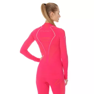 Frauen Brubeck Thermo Langarm T-Shirt - fuchsie