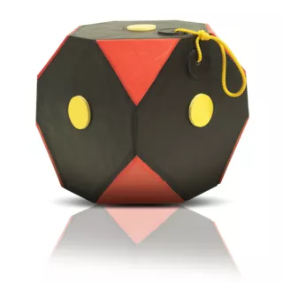 Hängezielbox Yate Cube Polimix 30x30x30cm schwarz-rot