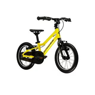 Kinderfahrrad Kross Liftie 14" - Modell 2025 - žlutá / černá / matný