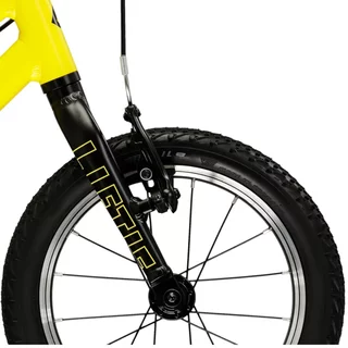 Kinderfahrrad Kross Liftie 14" - Modell 2025 - žlutá / černá / matný
