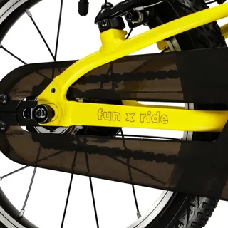 Kinderfahrrad Kross Liftie 14" - Modell 2025 - žlutá / černá / matný