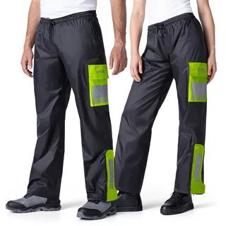 W-TEC Colnari Motorrad-Hose - schwarz-fluo green