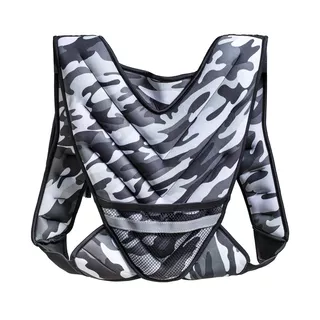 inSPORTline Klaper 5 kg Belastungsweste - tarn grau