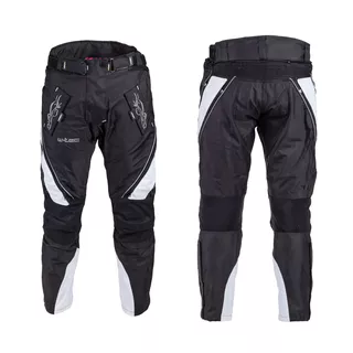 W-TEC NF-2683 Damen Motorradhose - schwarz-weiß - schwarz-weiß