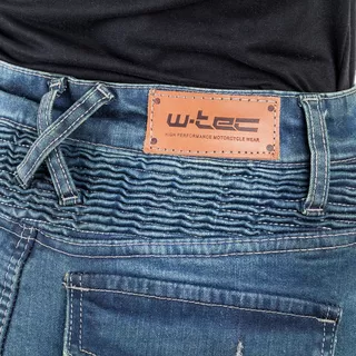 W-TEC Bolftyna Damen Motorradjeans - blau-schwarz