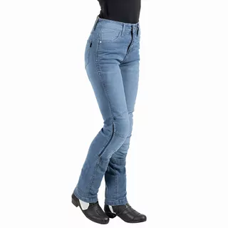 W-TEC Lustipa Damen Motorradjeans - blau