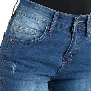 W-TEC Panimali Damen Motorradjeans - blau