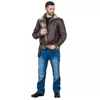W-TEC Davosh Herren Motorradjeans - blau