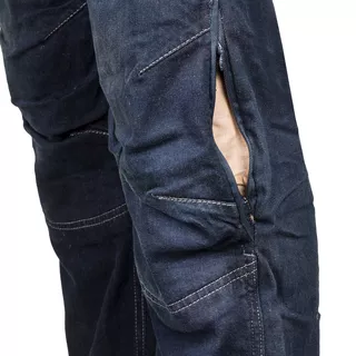 W-TEC Pawted Motorradjeans mit wasserdichter Membran - dunkelblau