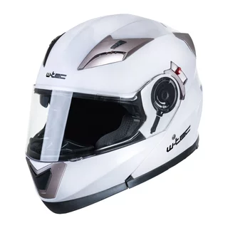 W-TEC Pezzon aufklappbarer Motorradhelm - bílo-bronzová
