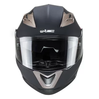 W-TEC Pezzon aufklappbarer Motorradhelm - bílo-bronzová