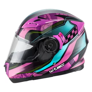 W-TEC Pezzon Magenta aufklappbarer Motorradhelm