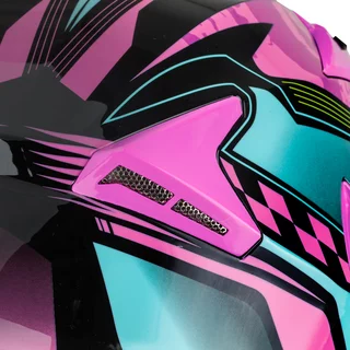 W-TEC Pezzon Magenta aufklappbarer Motorradhelm