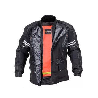 W-TEC Rokosh GS-1758 Herren Softshell Motorradjacke - schwarz