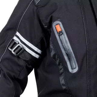 W-TEC Rokosh GS-1758 Herren Softshell Motorradjacke - schwarz