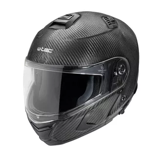 Klapphelm W-TEC Tensiler - Kohlenstoff-Glanz