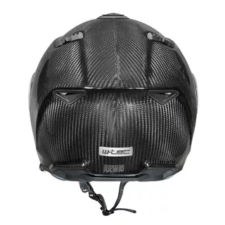 Klapphelm W-TEC Tensiler - Kohlenstoff-Glanz