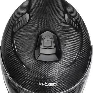 Klapphelm W-TEC Tensiler - Kohlenstoff-Glanz