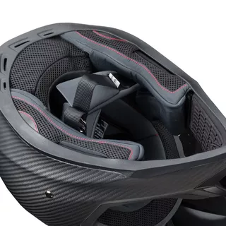 Motocross-Helm W-TEC Crosscomp - Kohlenstoff-Glanz