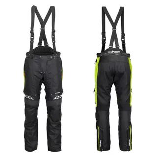 W-TEC Spirital Lady Damen Motorradhose - schwarz-fluo gelb - schwarz-fluo gelb