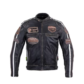 W-TEC Sheawen Vintage Herren Leder Motorradjacke