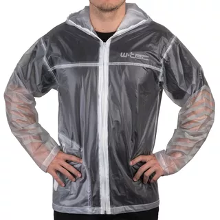 W-TEC Lighty Motorradregenmantel - transparent
