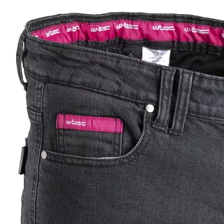 Damen Motorrad Jeans W-TEC Leonarda - schwarz