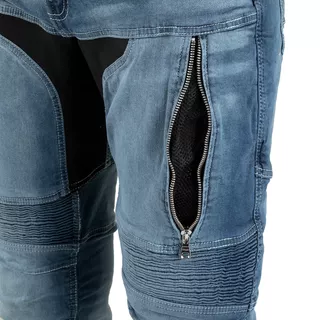 W-TEC Grandus EVO Herren Motorradjeans - blau