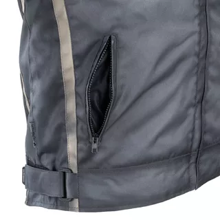 W-TEC Patriot Herren Textiljacke - grau