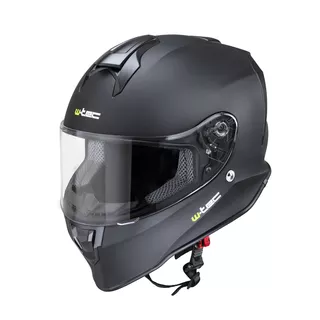Motorradhelm W-TEC Integra Solid - Matt Schwarz - Matt Schwarz
