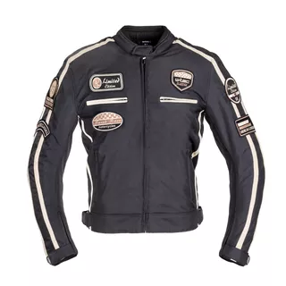 W-TEC Patriot Herren Textiljacke - grau - schwarz