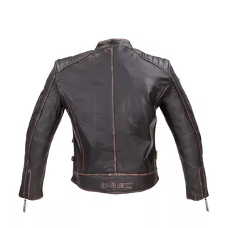 Leder Motorrad Jacke W-TEC Embracer - Vintage Dark Brown